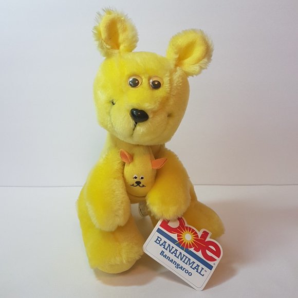 Vintage 1980s DOLE Bananimal Banangaroo Plush Stuffed Animal Promotional Item - Picture 2 of 15